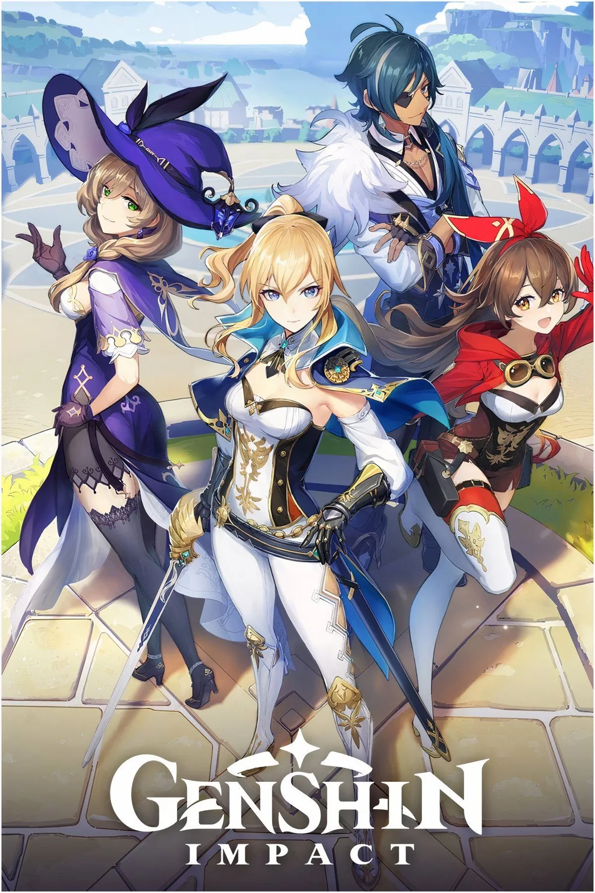 Cover art Genshin Impact Teyvat thế giới mở, phù hợp cho bài viết về nhân vật mới