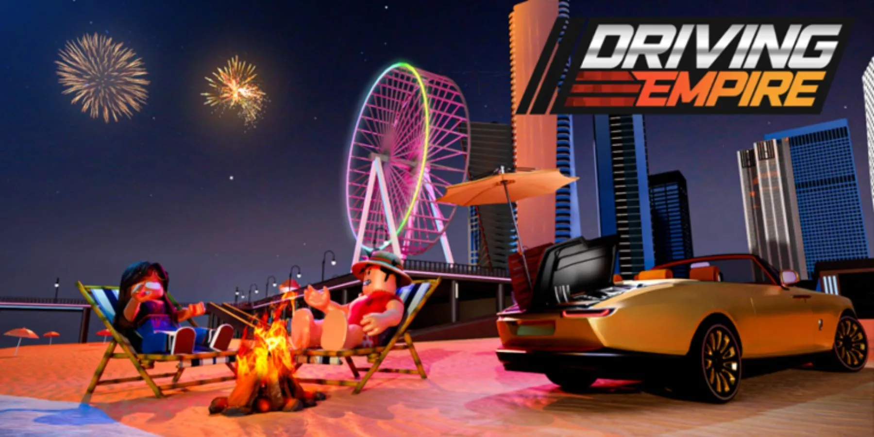 Giao diện đổi mã trong Driving Empire với tùy chọn nhập code và nhận thưởng