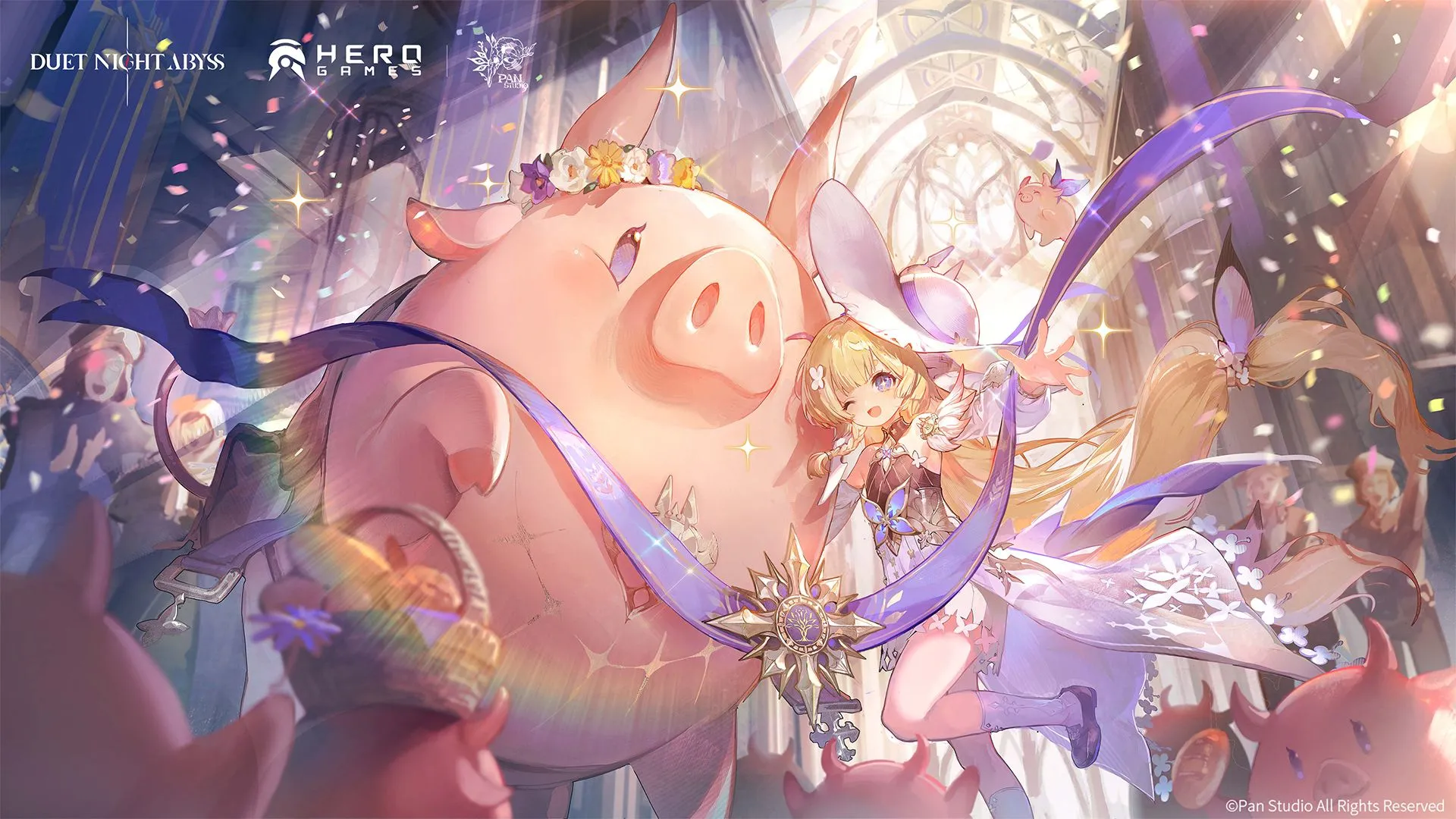 Giao diện Duet Night Abyss với biểu tượng tiền tệ và mã đổi quà
