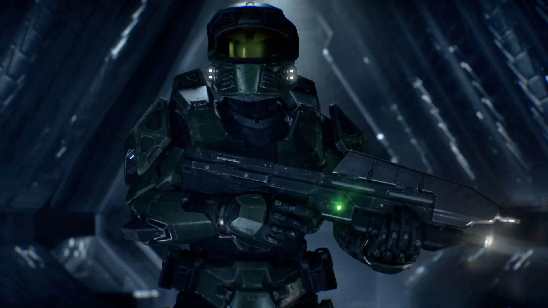 Master Chief trong bộ giáp mạnh mẽ của Halo: Campaign Evolved, hình ảnh quảng bá chính