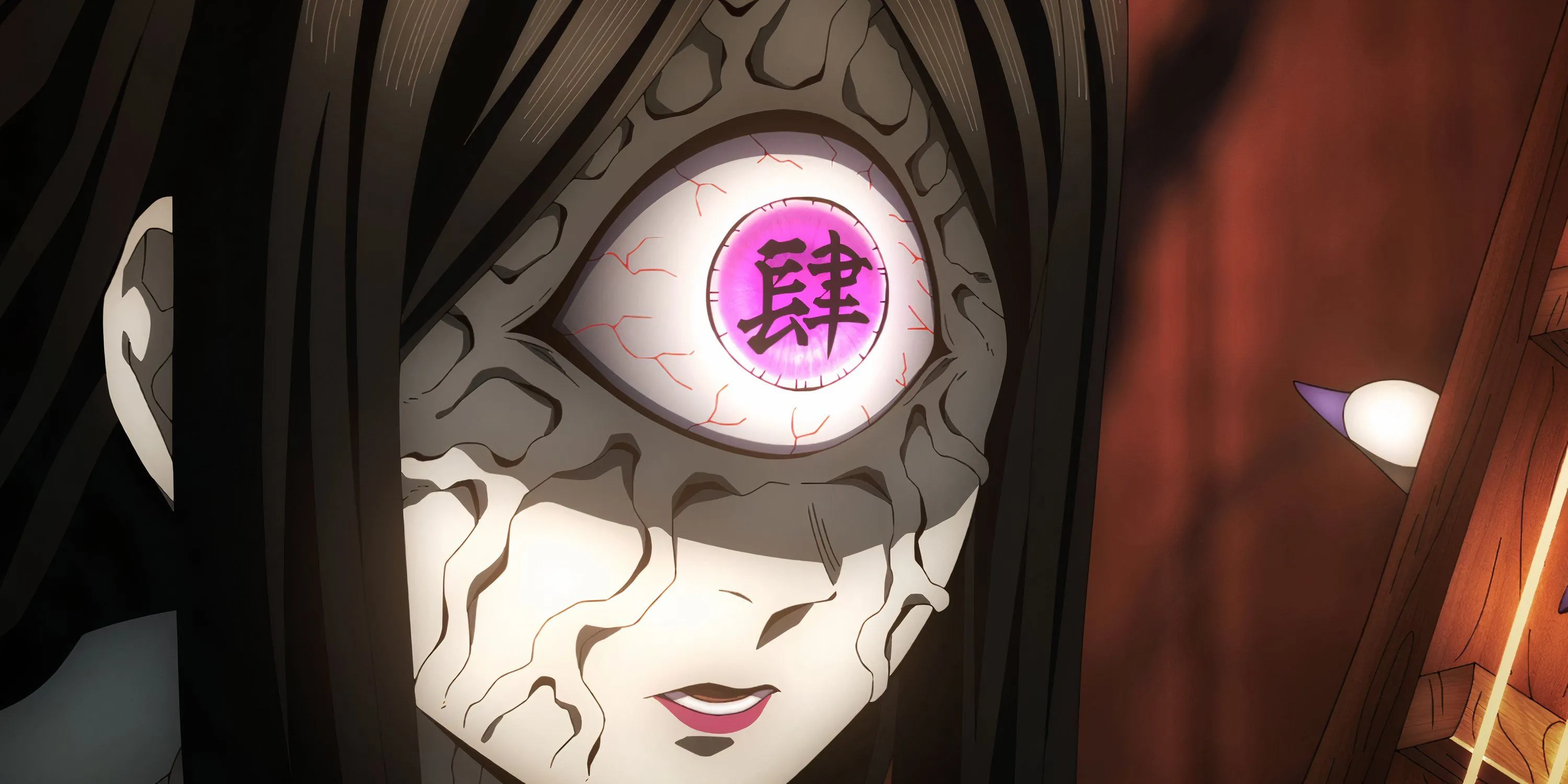 Nakime, kẻ giữ quyền kiểm soát Infinity Castle bằng Blood Demon Art trước khi bị hạ