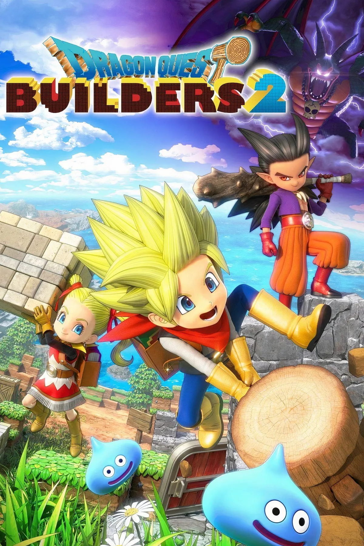 Người chơi xây dựng thế giới màu sắc trong Dragon Quest Builders 2, phong cách sáng tạo tương tự LEGO với phiêu lưu kèm theo