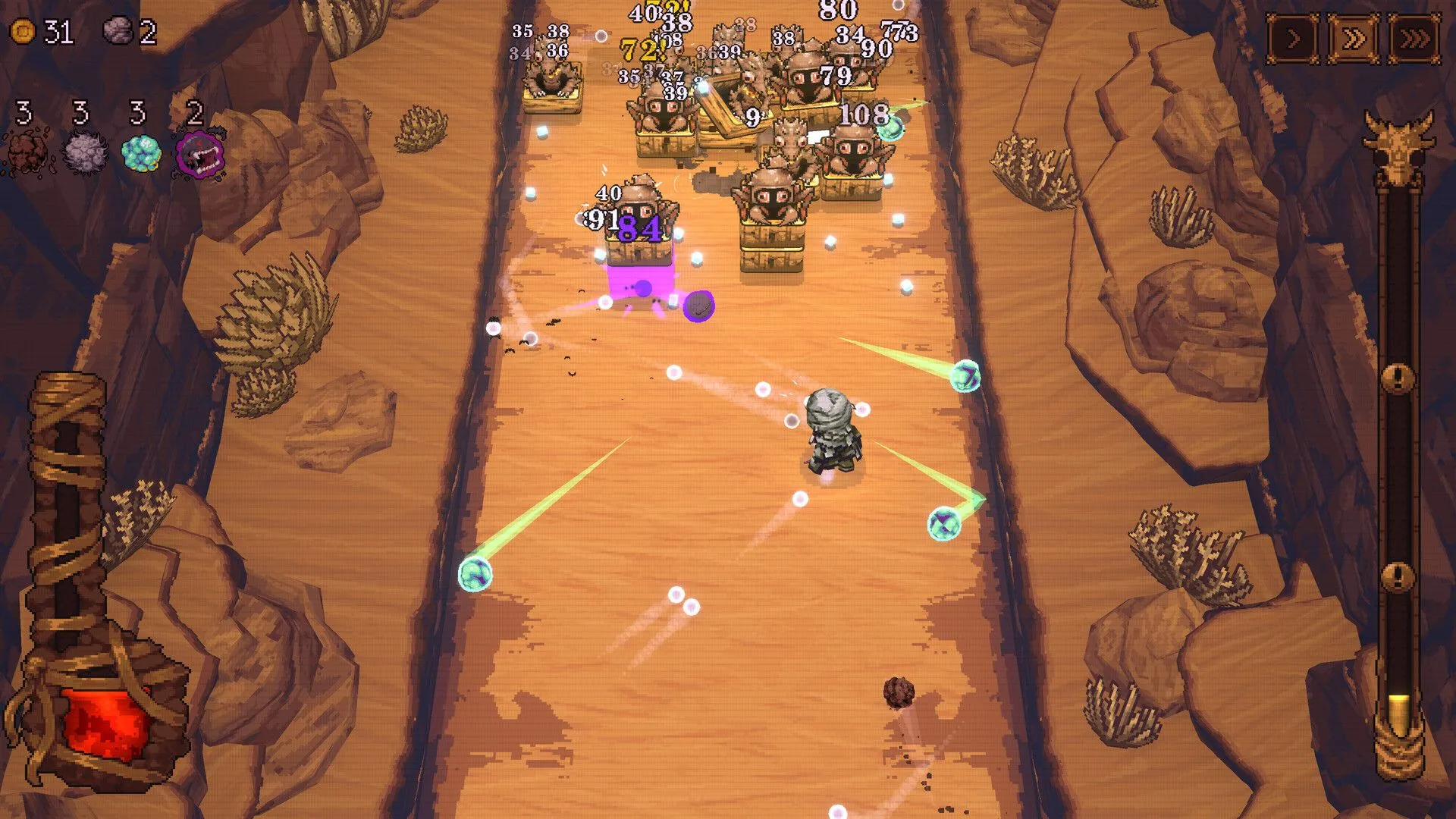 Những cảnh gameplay và giao diện người chơi trong BALL x PIT, thể hiện phong cách đồ họa và thiết kế màn chơi