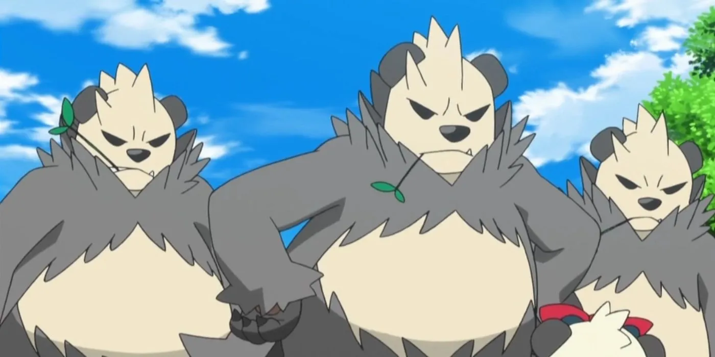 Pangoro - panda Quyền lực, Pokémon Fighting/Dark nổi bật từ Kalos