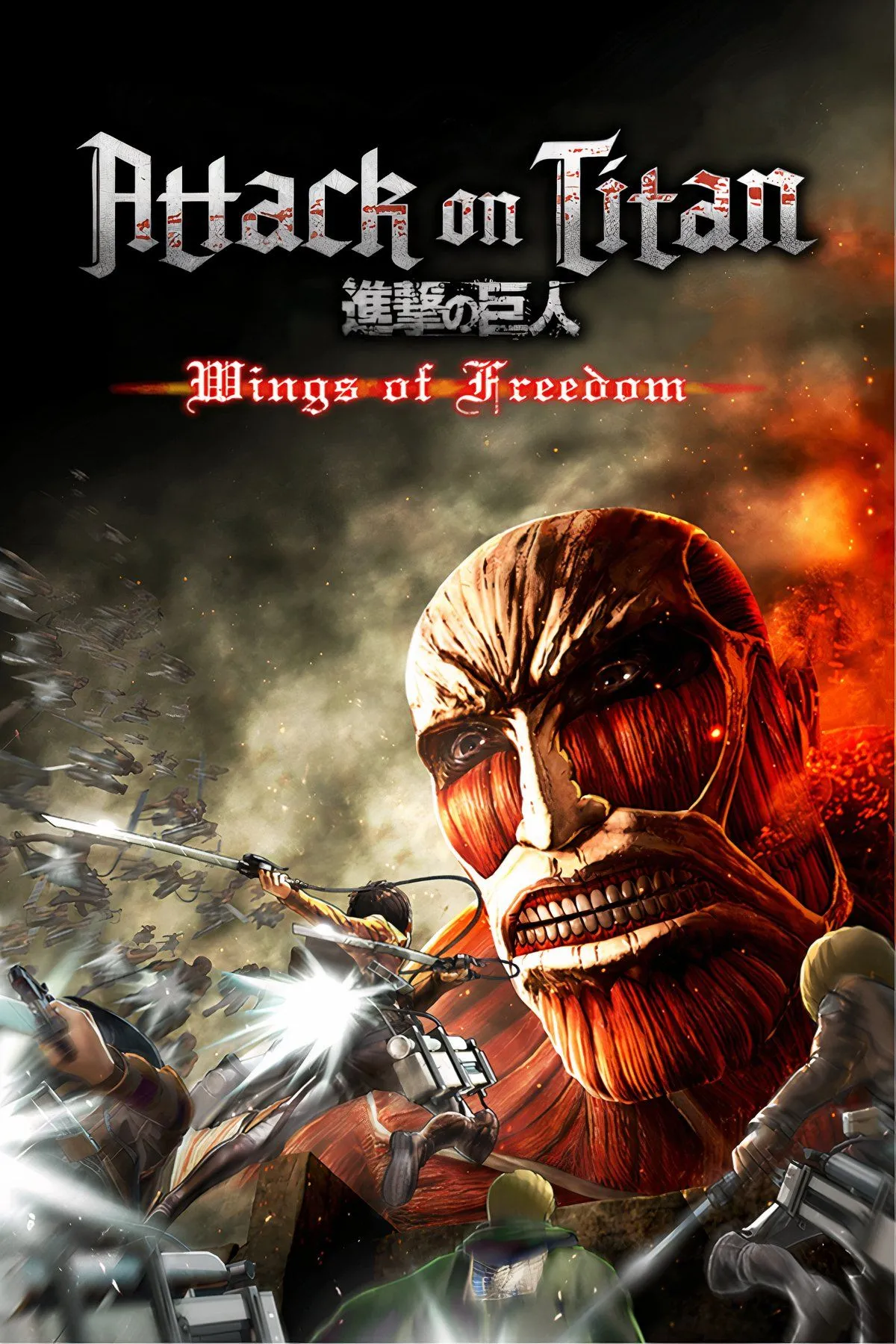 Scout dang su dung ODM Gear ban day neo va lao trong Attack on Titan 2016