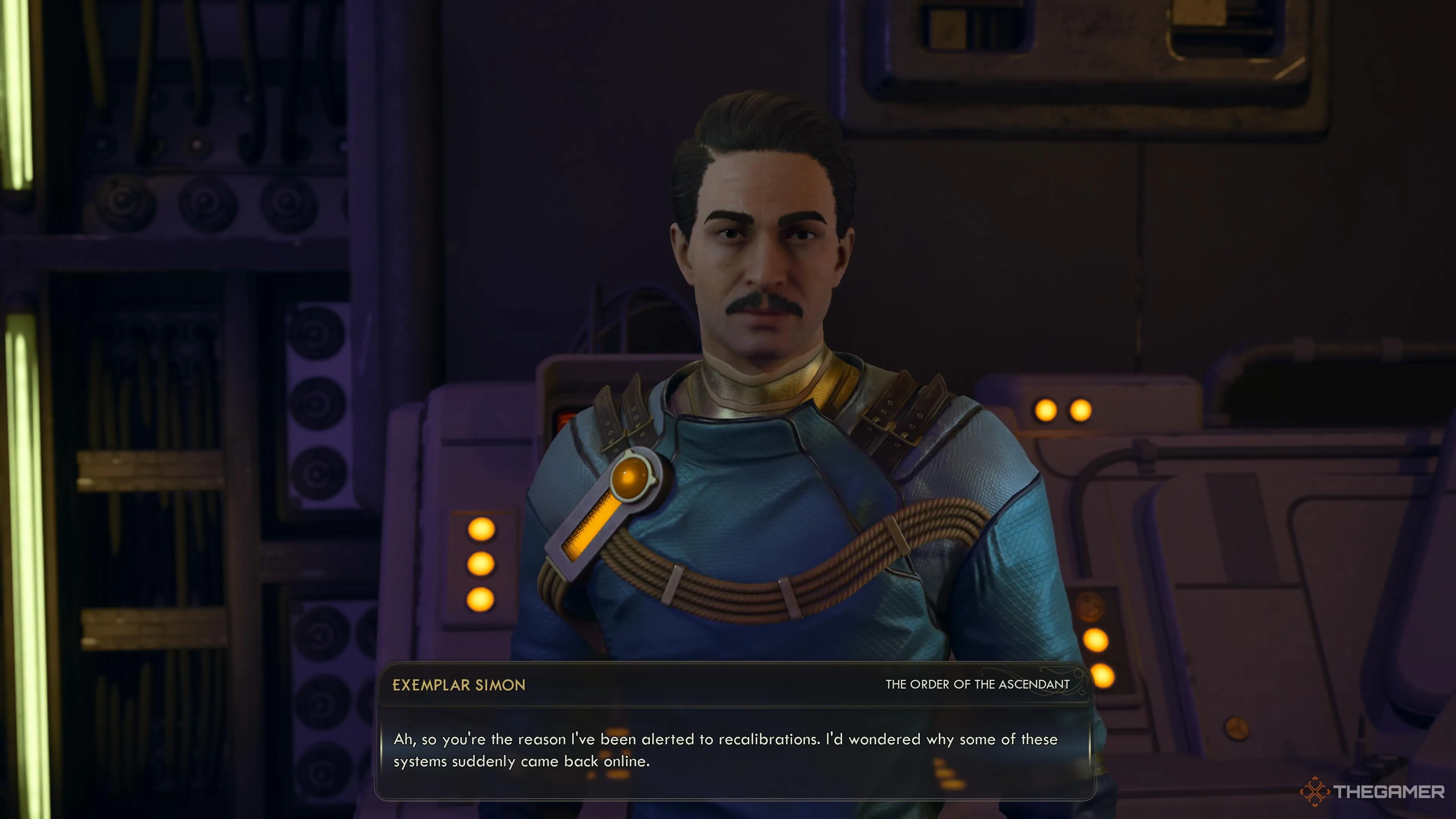 Simon nói về các tower đã được kích hoạt, The Outer Worlds 2